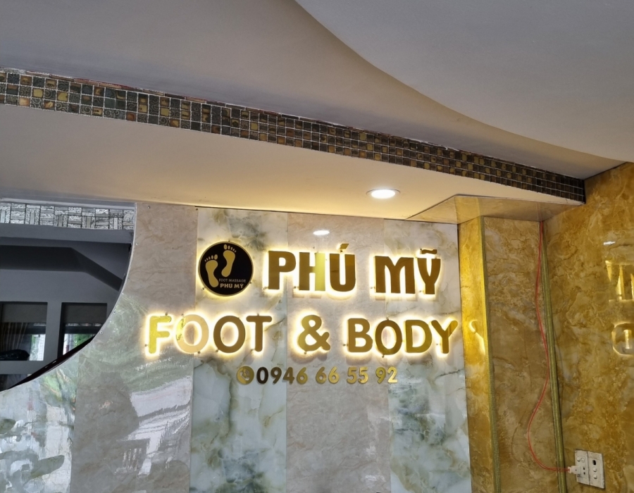 bảng hiệu massage