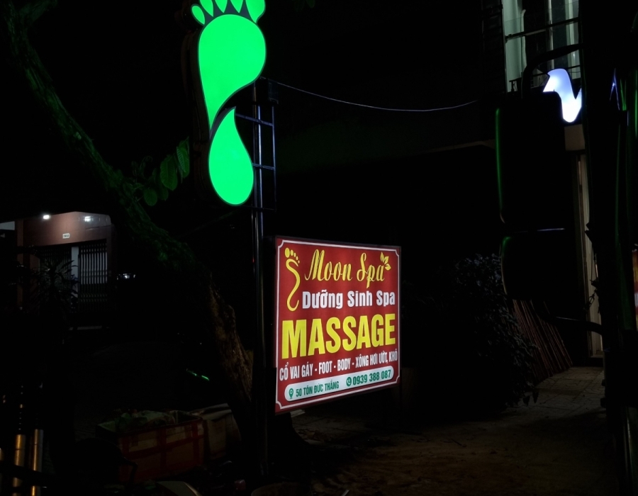 bảng hiệu massage